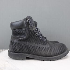 Timberland Helcor 6 Inch Boots Mens 7 Black Leather